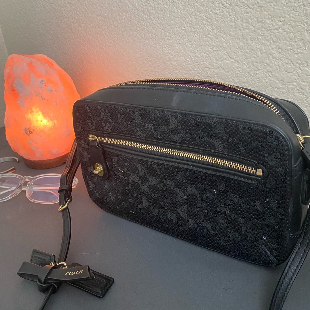 Coach sequin bag